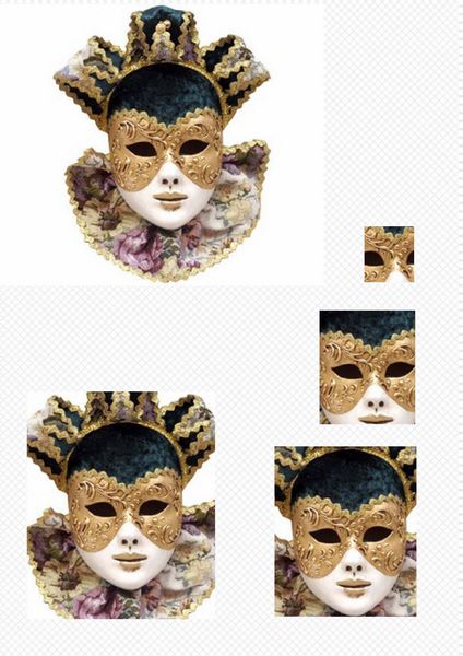 Masquerade Set 2 Pyramage - A5 and A6 - 3 x A4 Sheets