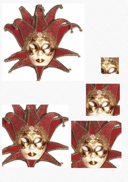 Masquerade Set 5 Pyramage - A5 and A6 - 3 x A4 Sheets